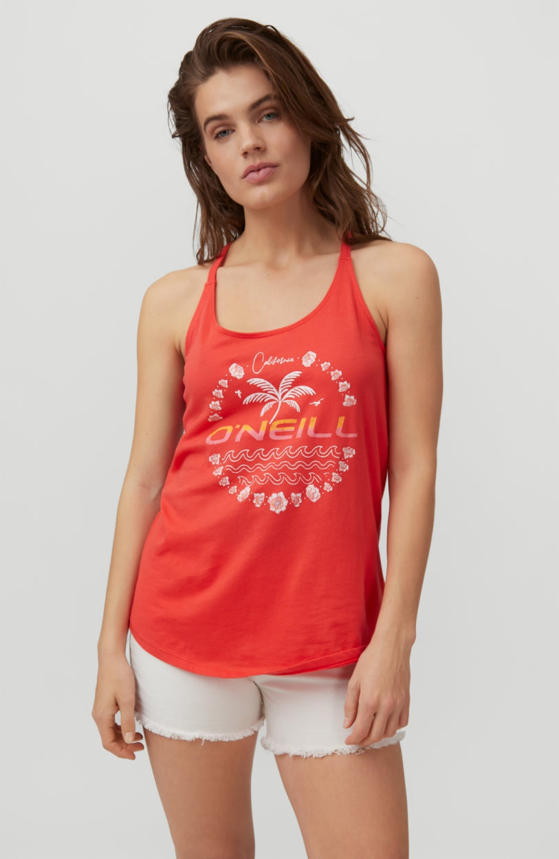 Beach Angel Tanktop | Hot Coral