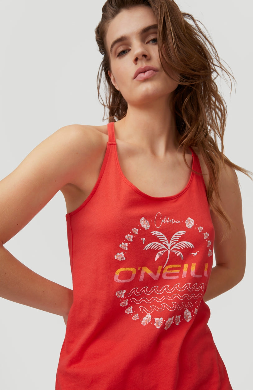 Beach Angel Tanktop | Hot Coral