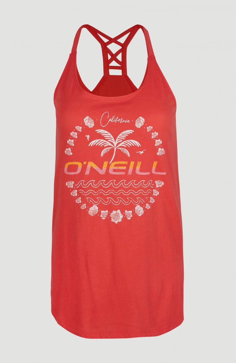 Beach Angel Tanktop | Hot Coral