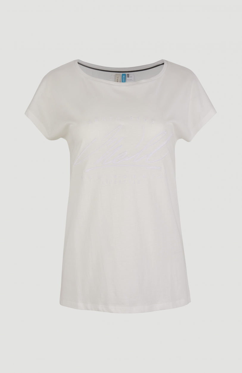 Essential Graphic T-Shirt | Powder White