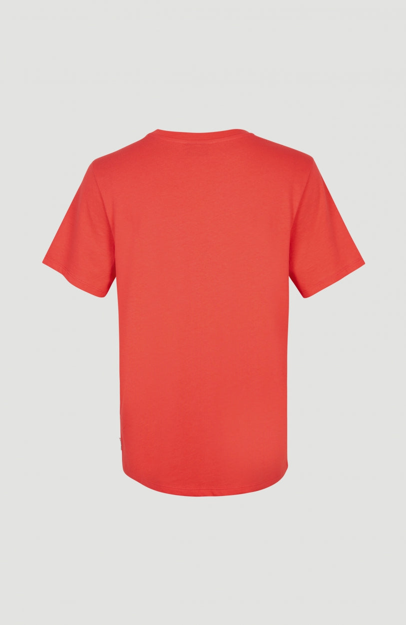 Surfboard T-Shirt | Cayenne Coral