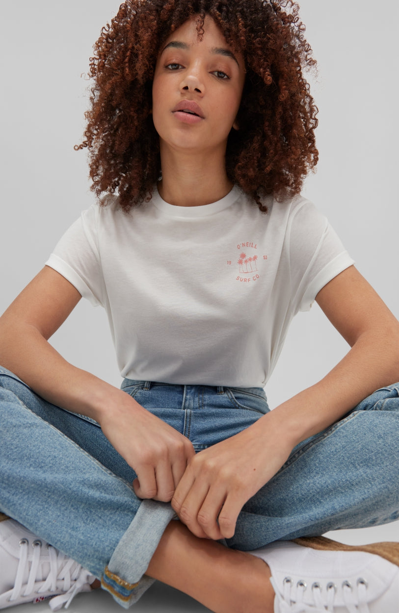 California Surf T-Shirt | Powder White