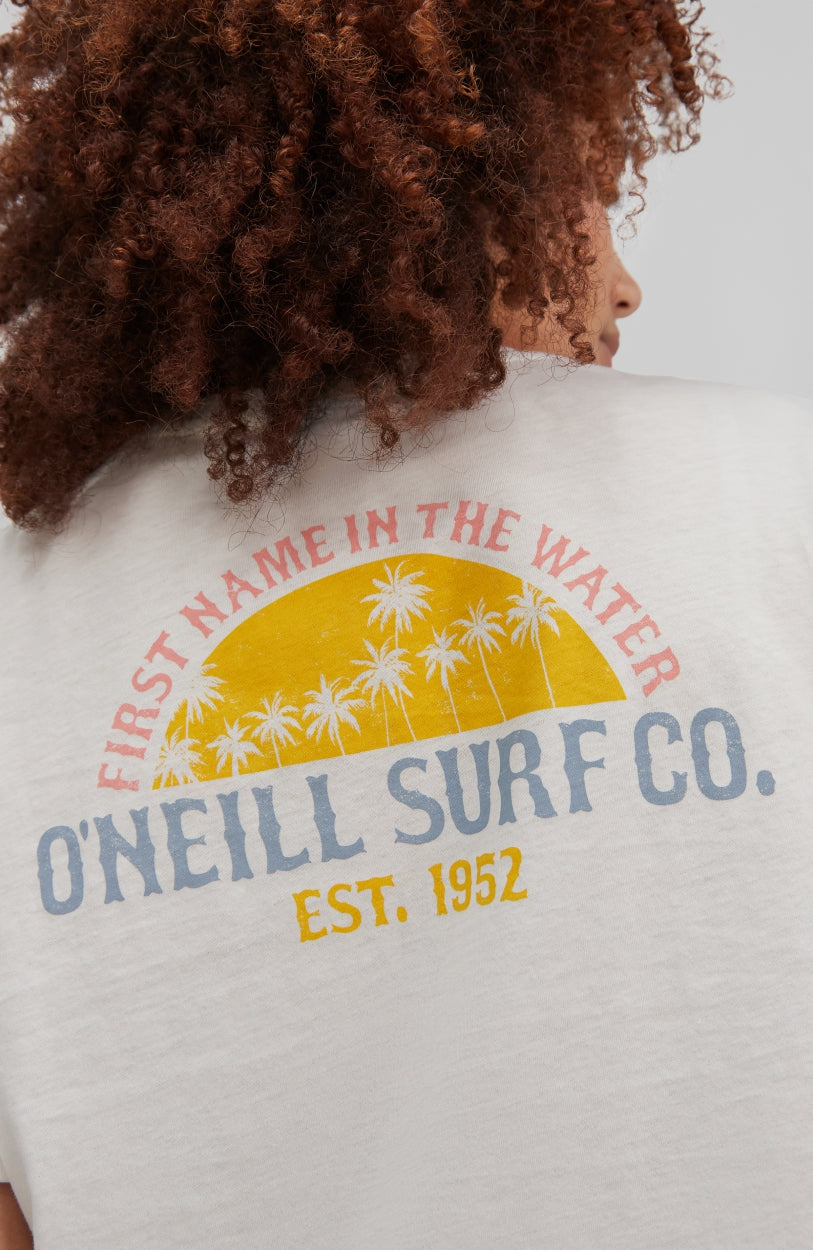 California Surf T-Shirt | Powder White