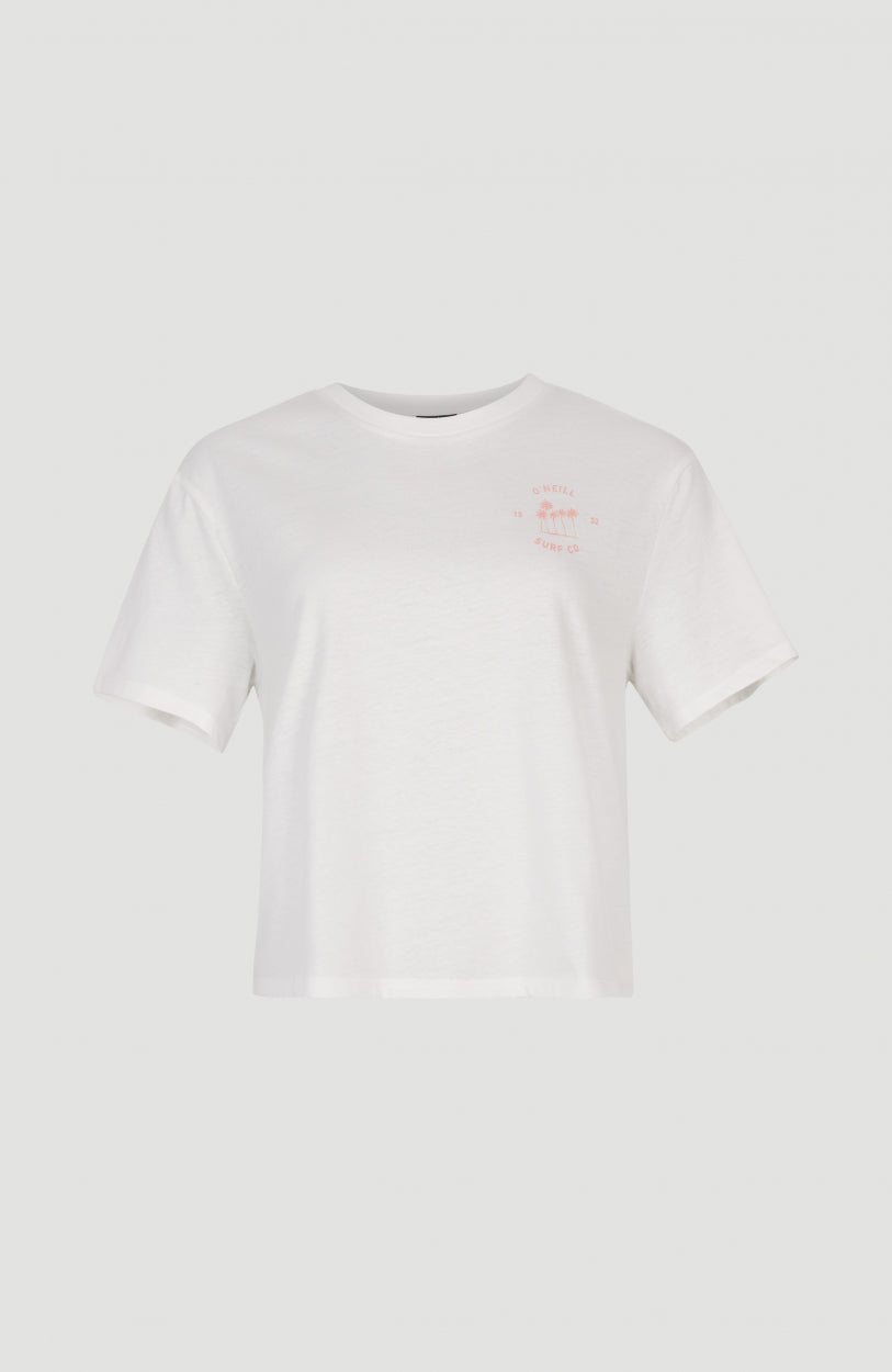 California Surf T-Shirt | Powder White