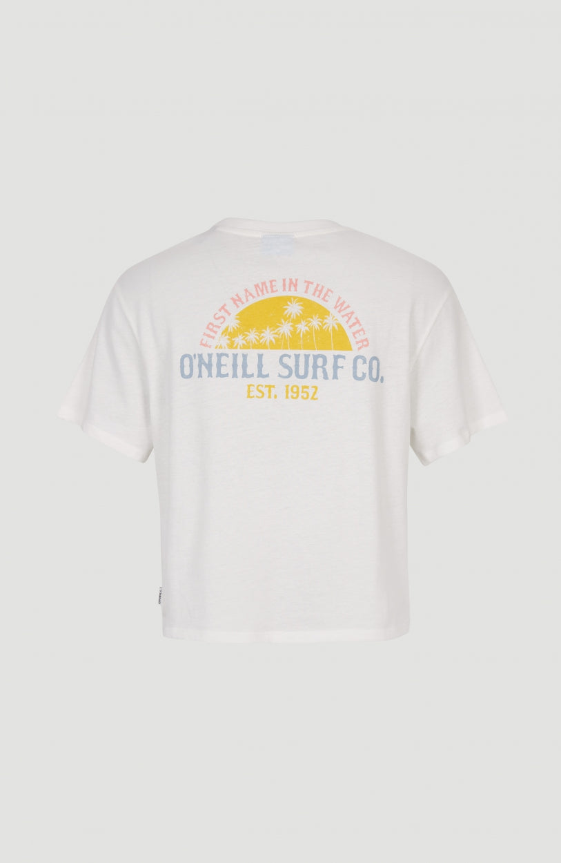 California Surf T-Shirt | Powder White