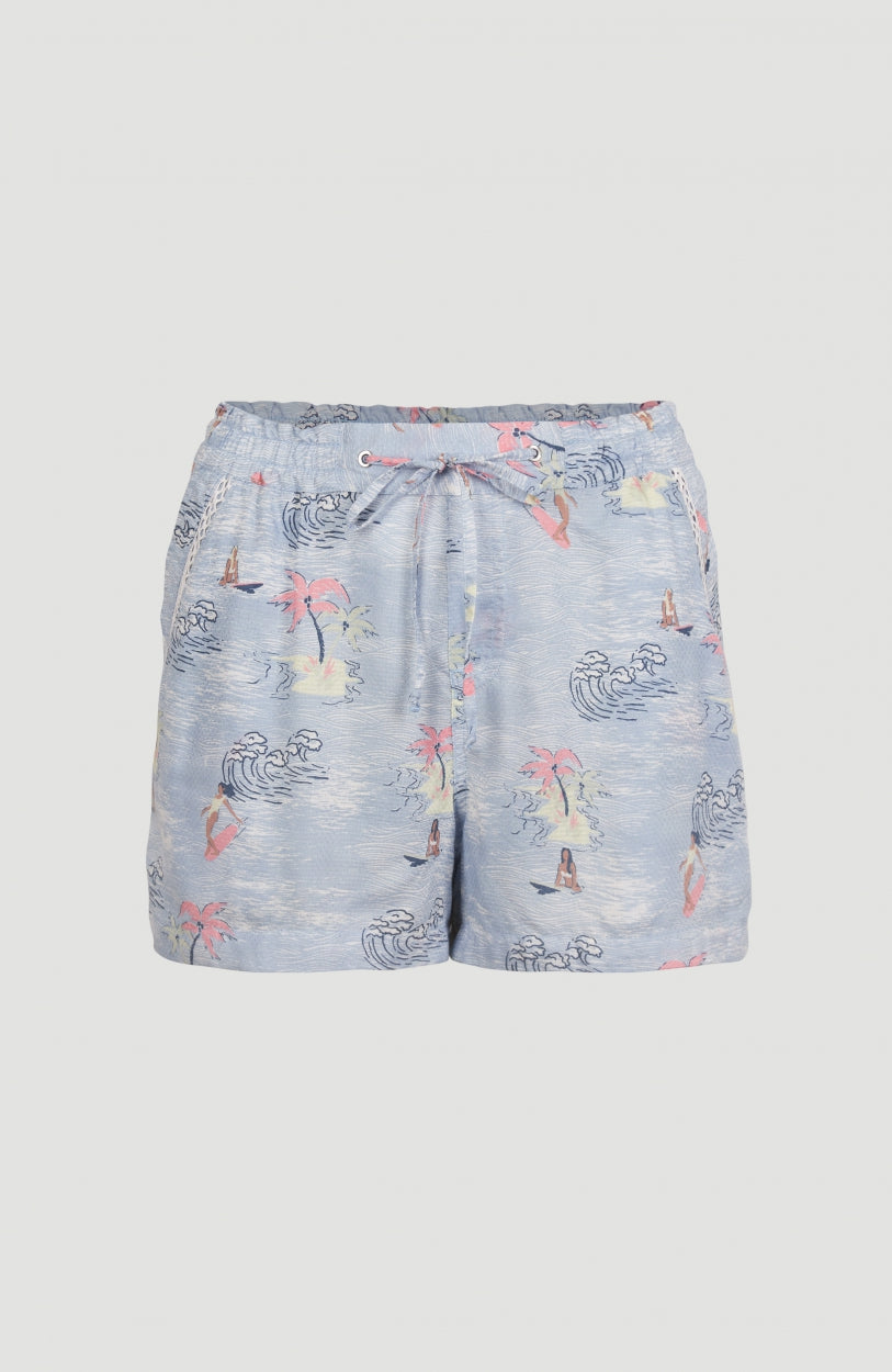 Cali Shorts | Blue With Pink or Purple