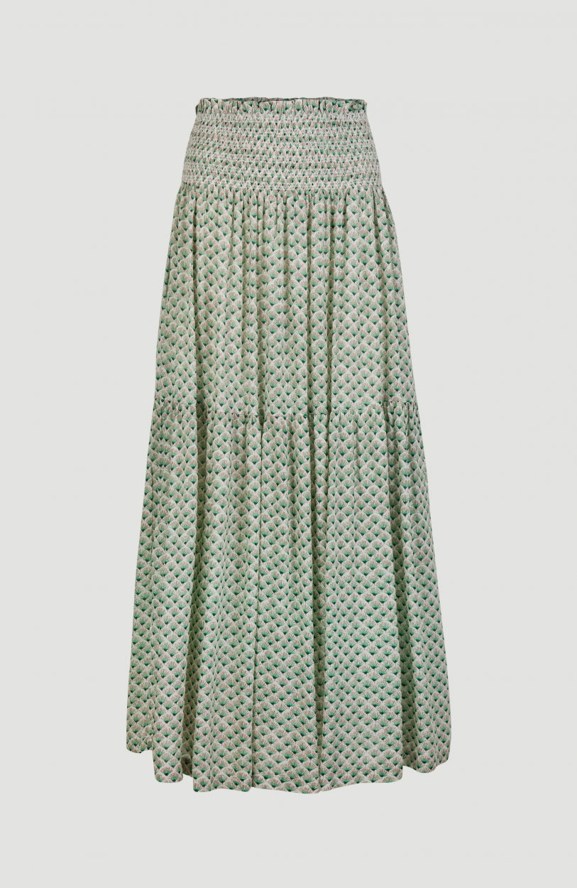 Citizen Woven Long Skirt | Green With