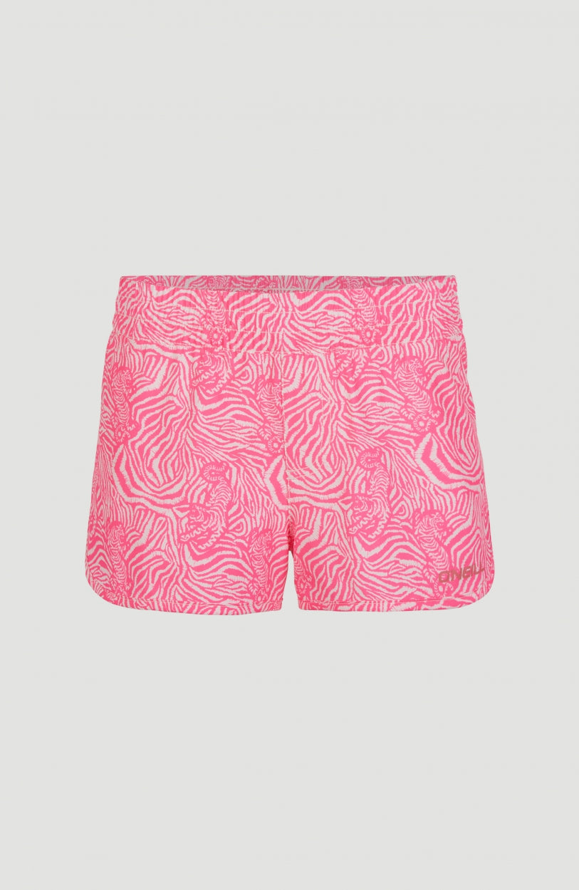 Anglet Board Short All Over Print | White With Purple