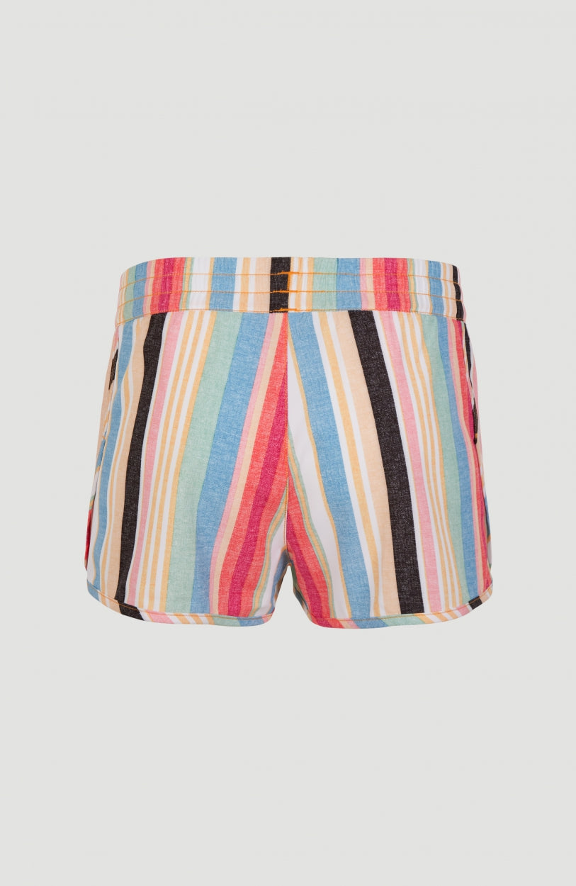 Anglet Board Short All Over Print | Yellow With Red