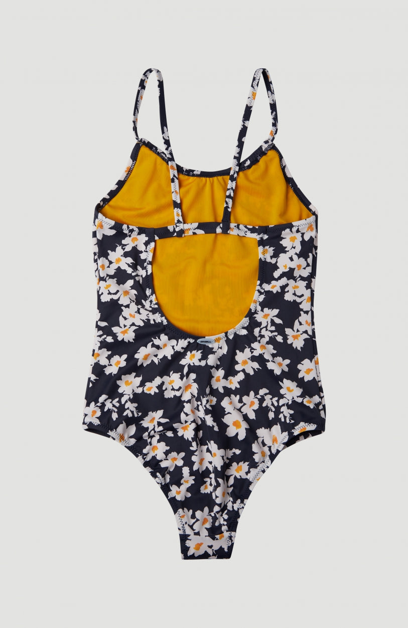 Cali Swimsuit | Blue With Yellow