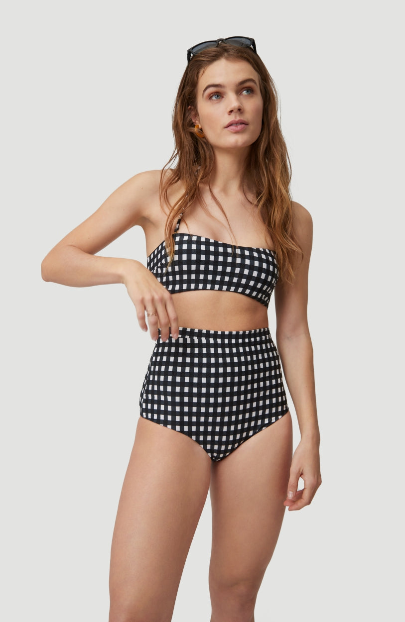 Bella Talaia Bikini Set | Black With White 1