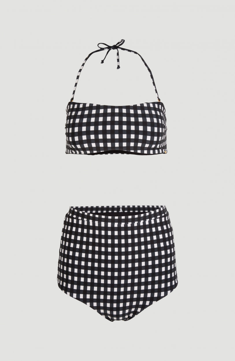 Bella Talaia Bikini Set | Black With White 1