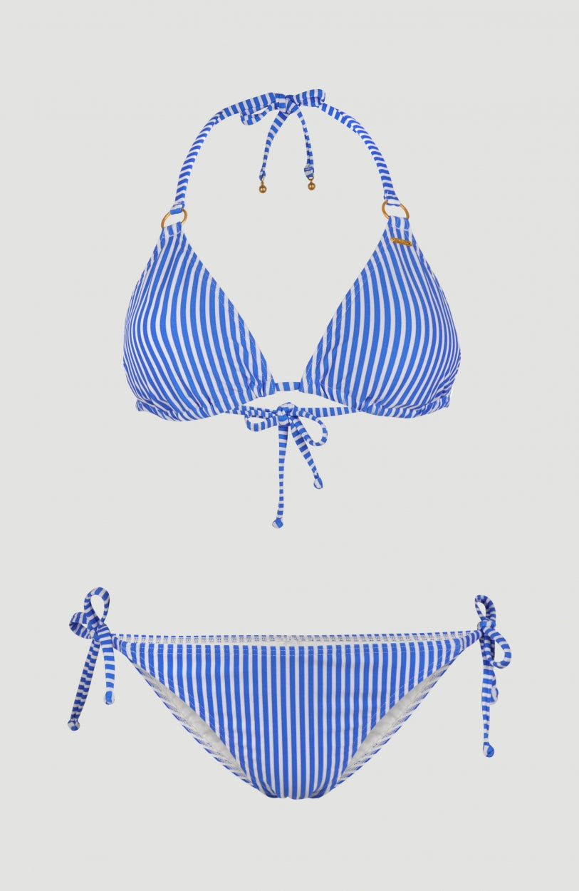 Capri Bondey Bikini Set | Blue With White