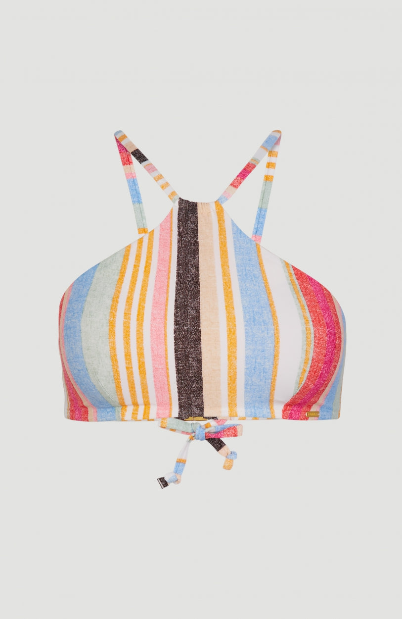 Cali Bikini Top | Yellow With Red