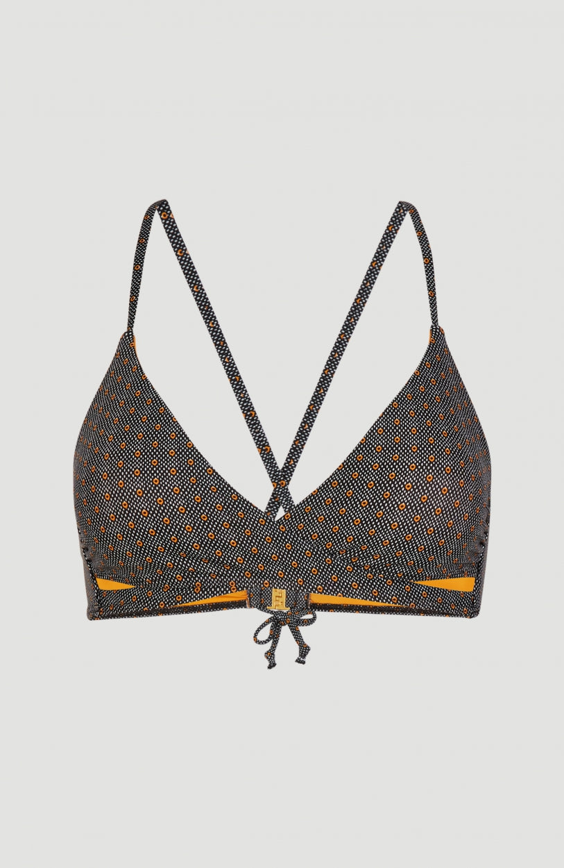 Baay Bikini Top | Black With Yellow 1