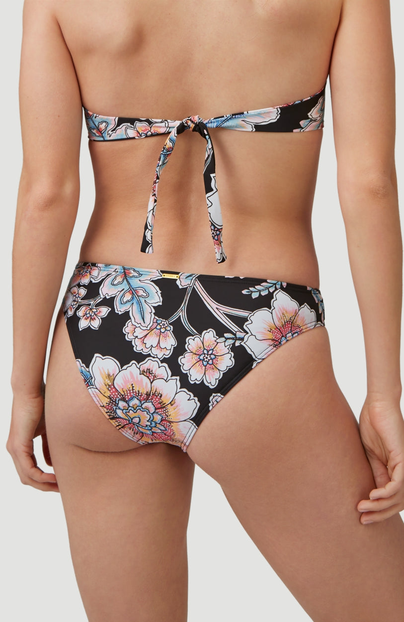 Cruz Bikini Bottom | Black With Red