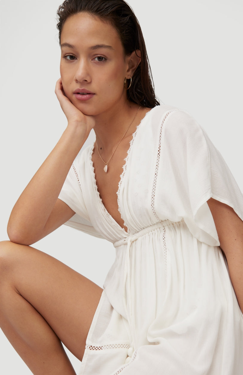 Boho Beach Cover Up | Powder White