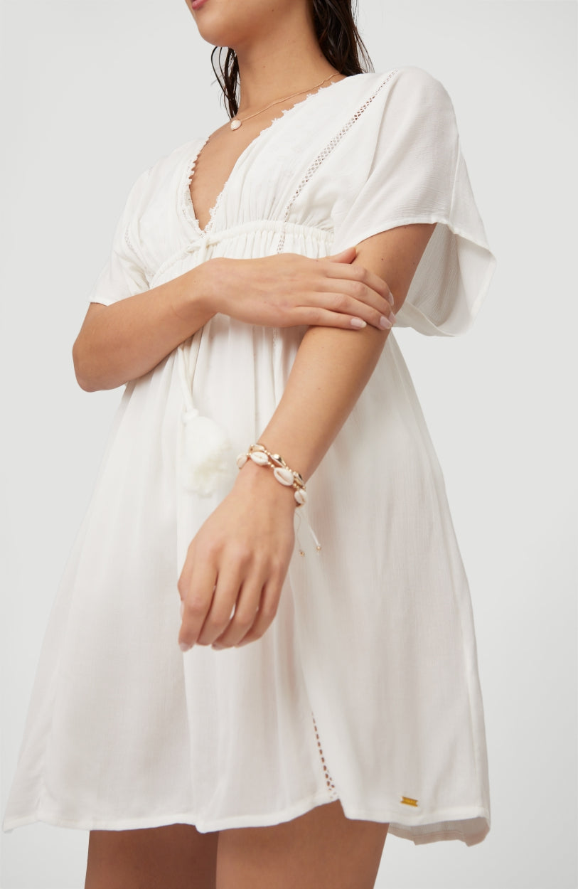 Boho Beach Cover Up | Powder White