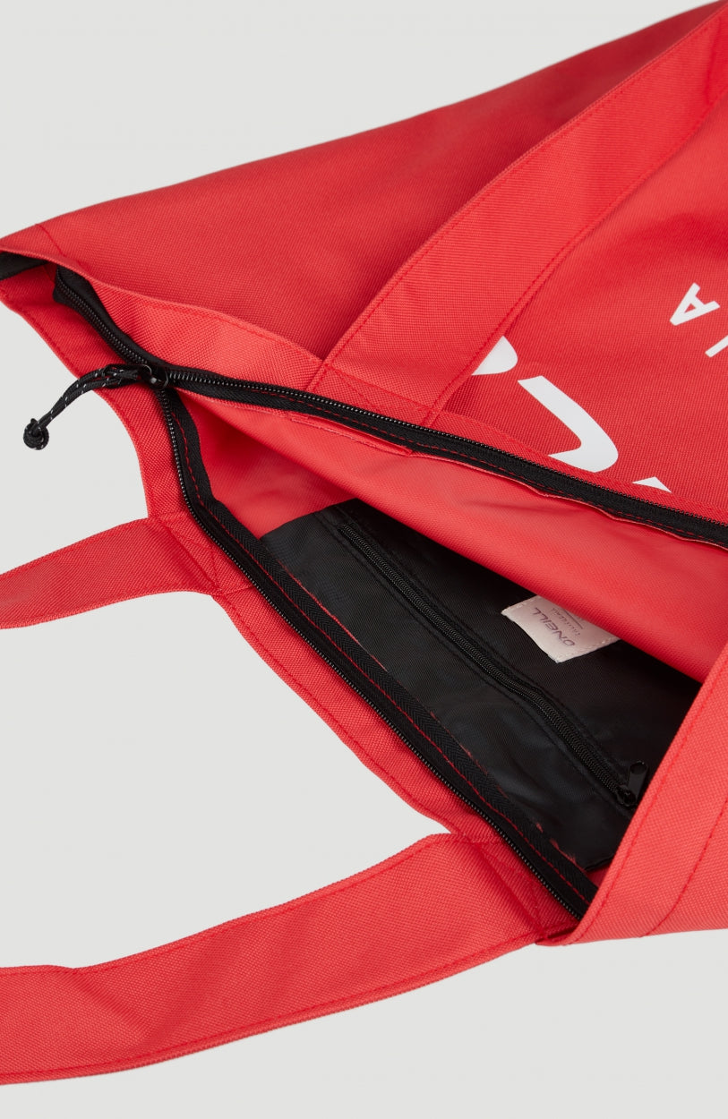 Logo Tote | Cayenne Coral