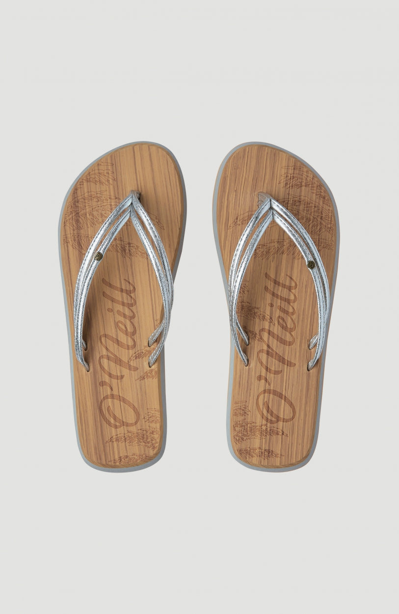 Ditsy Sandals | Silver -A