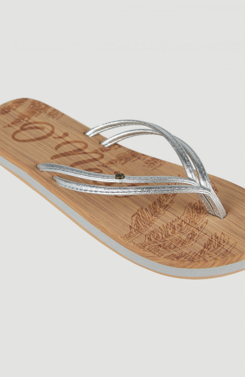 Ditsy Sandals | Silver -A
