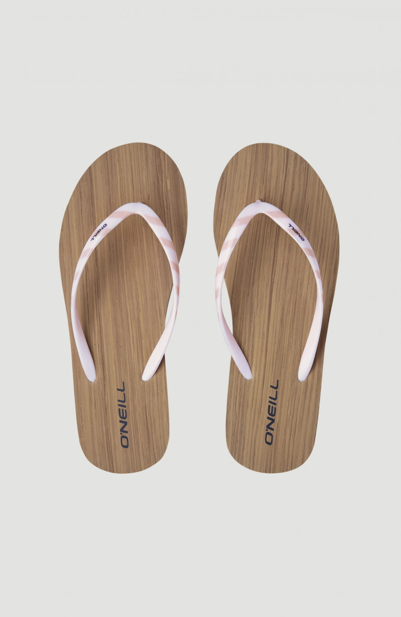 Ditsy Cork Sandals | Pale Blush