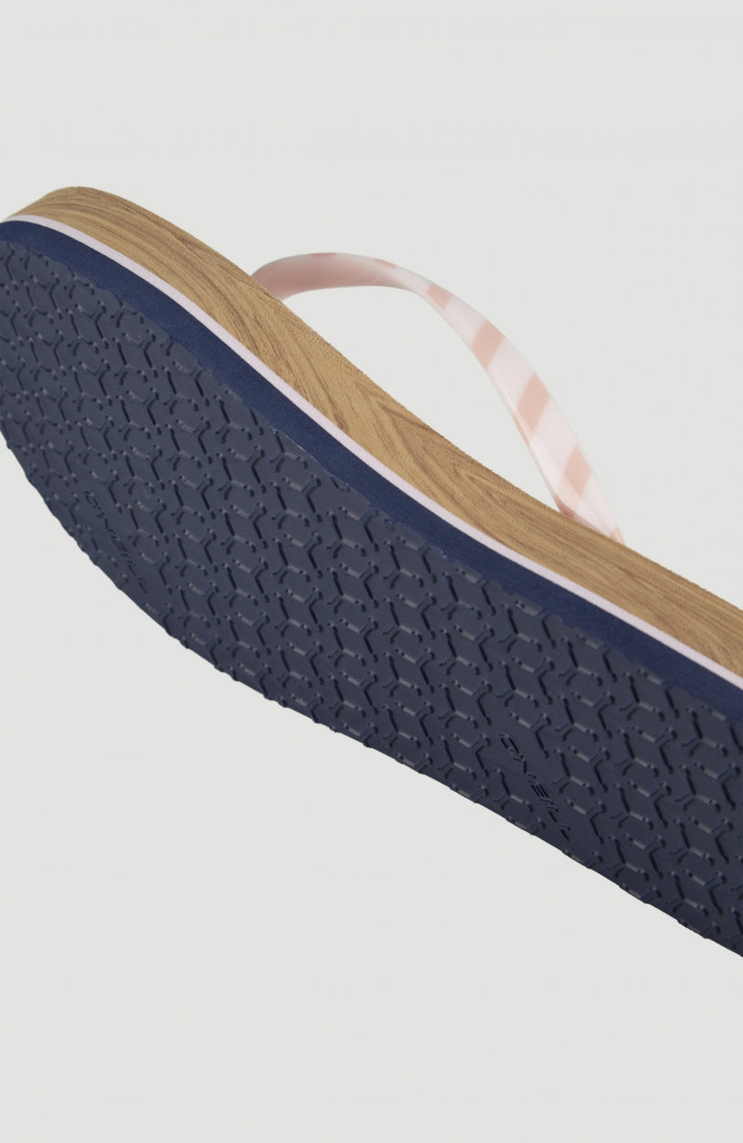 Ditsy Cork Sandals | Pale Blush