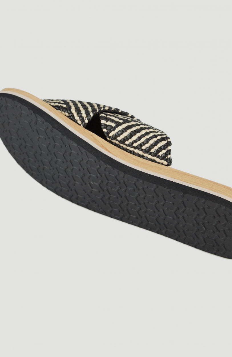 Ditsy Slides | Green With Yellow