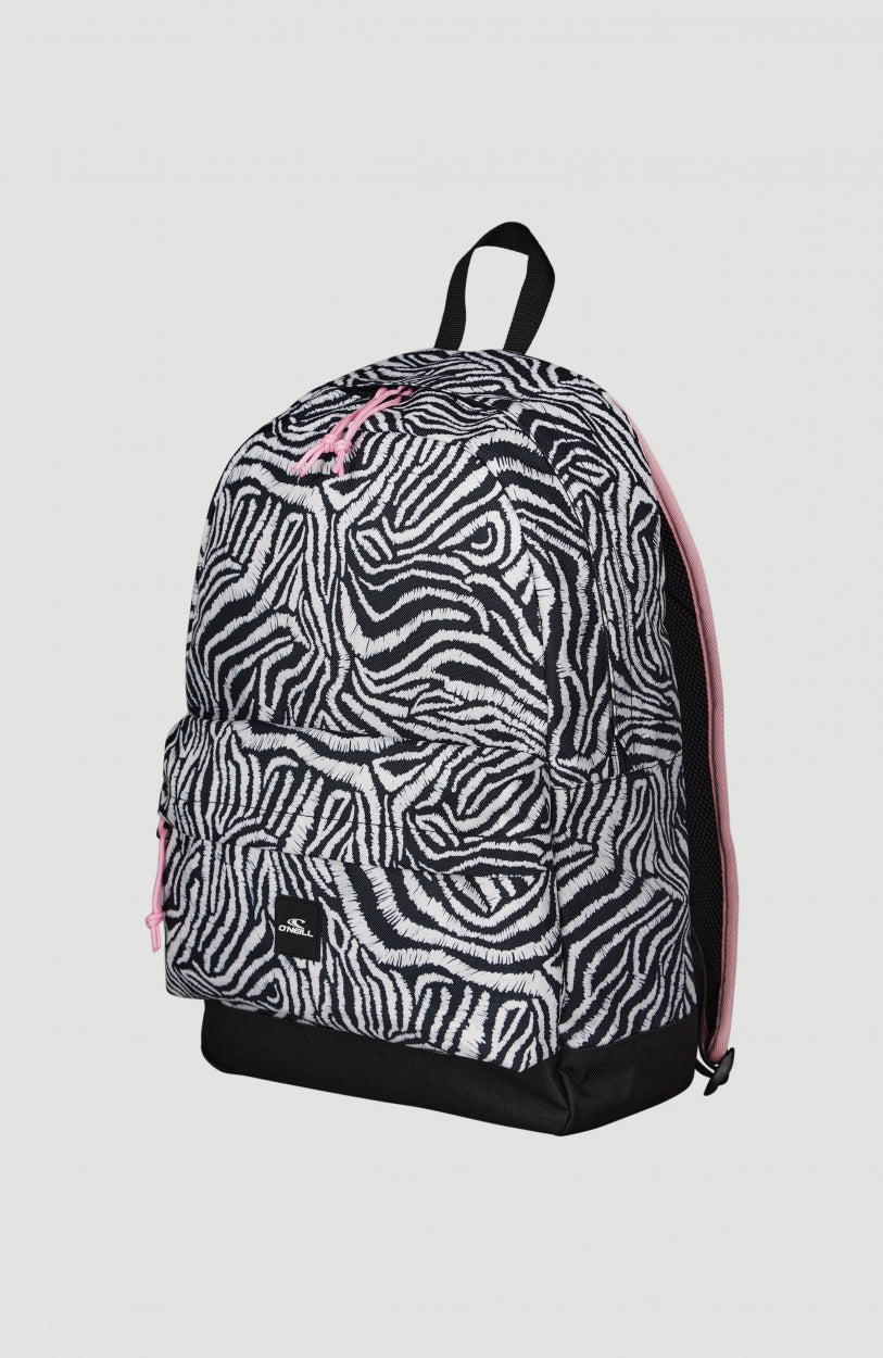 Coastline Graphic Backpack | White