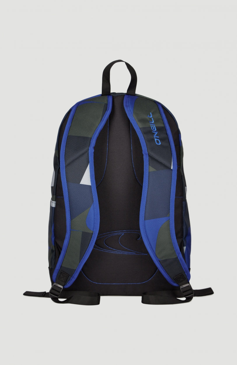Coastline Graphic Backpack | Blue Print - A