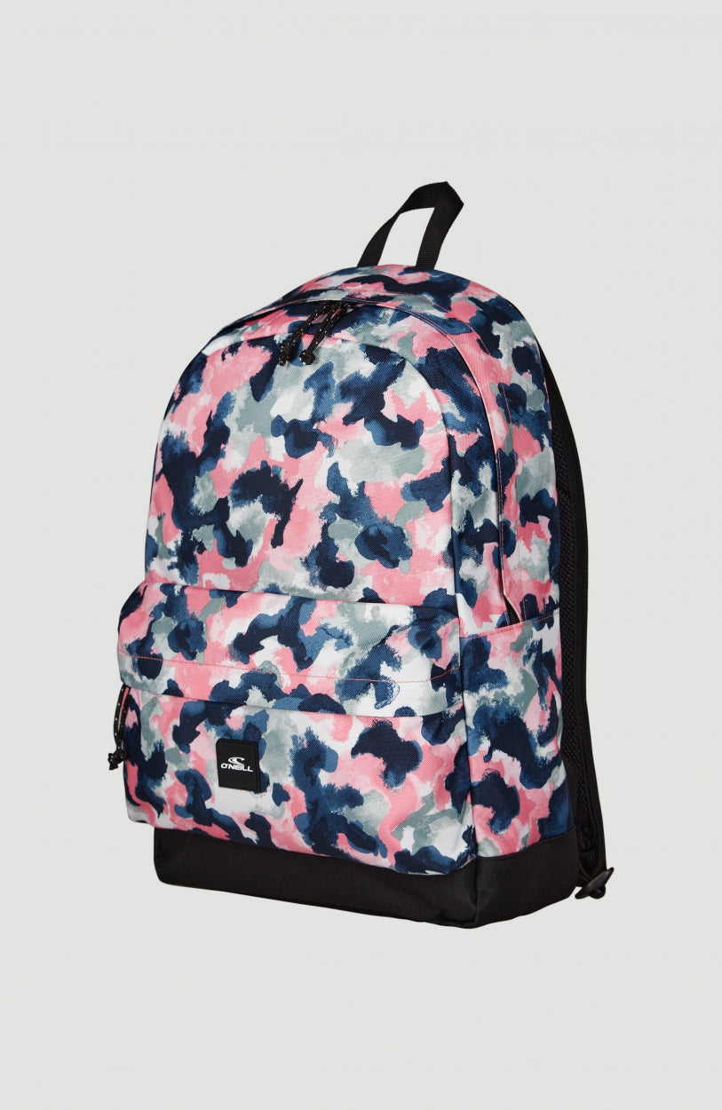 Coastline Graphic Backpack | Blue With Red