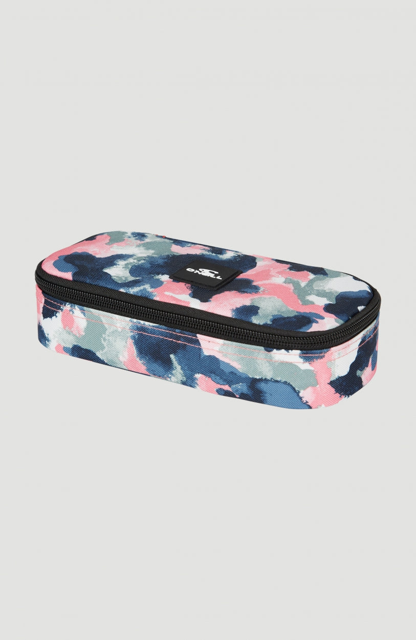 Box Pencil Case | Blue With Red