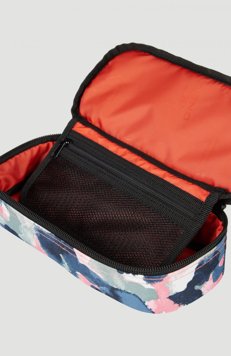 Box Pencil Case | Blue With Red