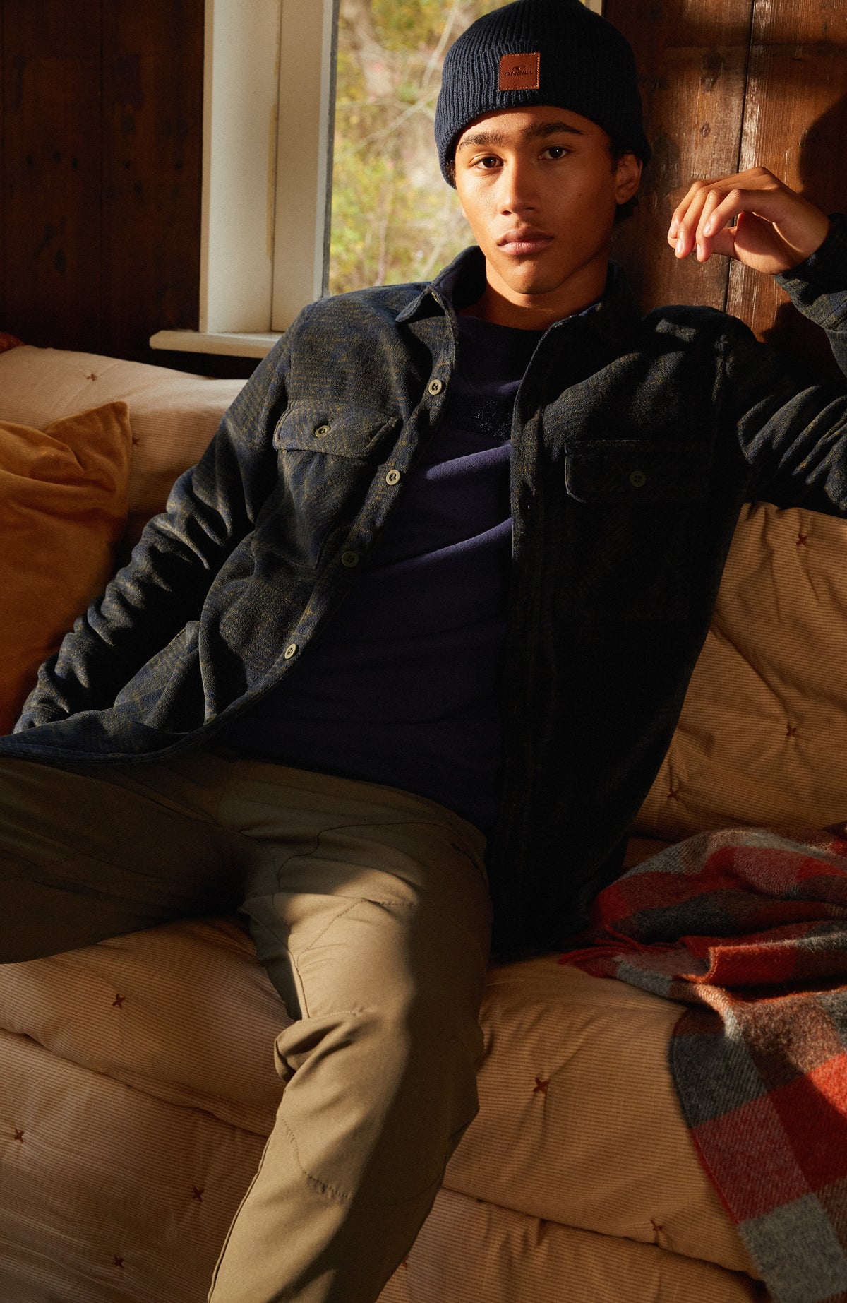 Flannel Tech Fleece | Forest Night -A