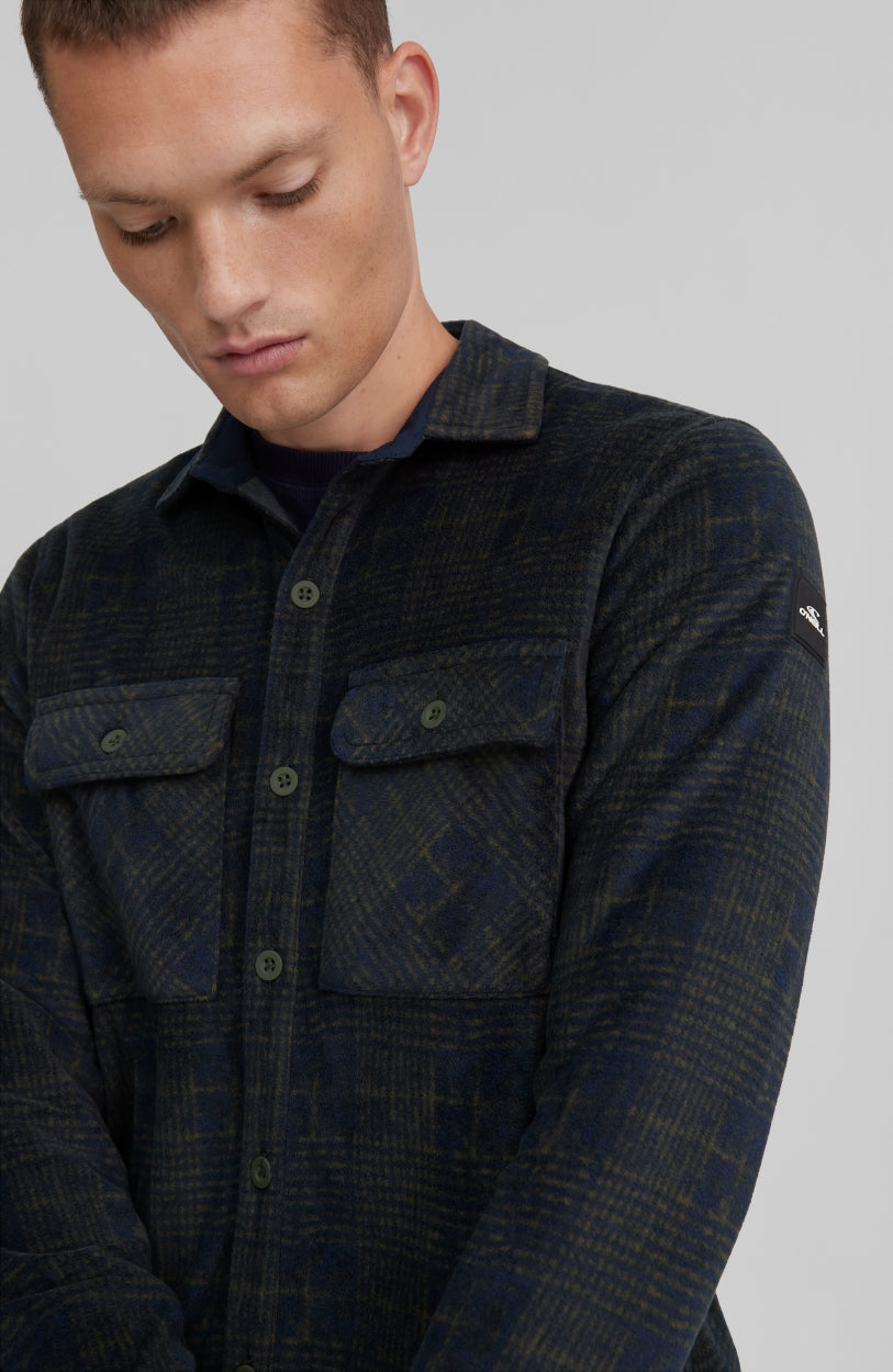 Flannel Tech Fleece | Forest Night -A