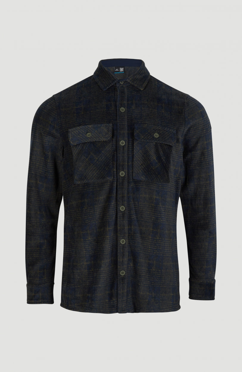 Flannel Tech Fleece | Forest Night -A