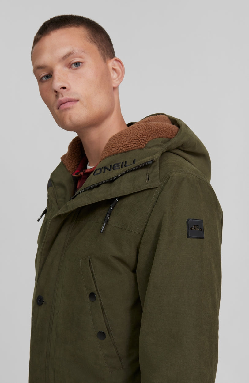 Journey Plus Parka Jacket | Forest Night -A