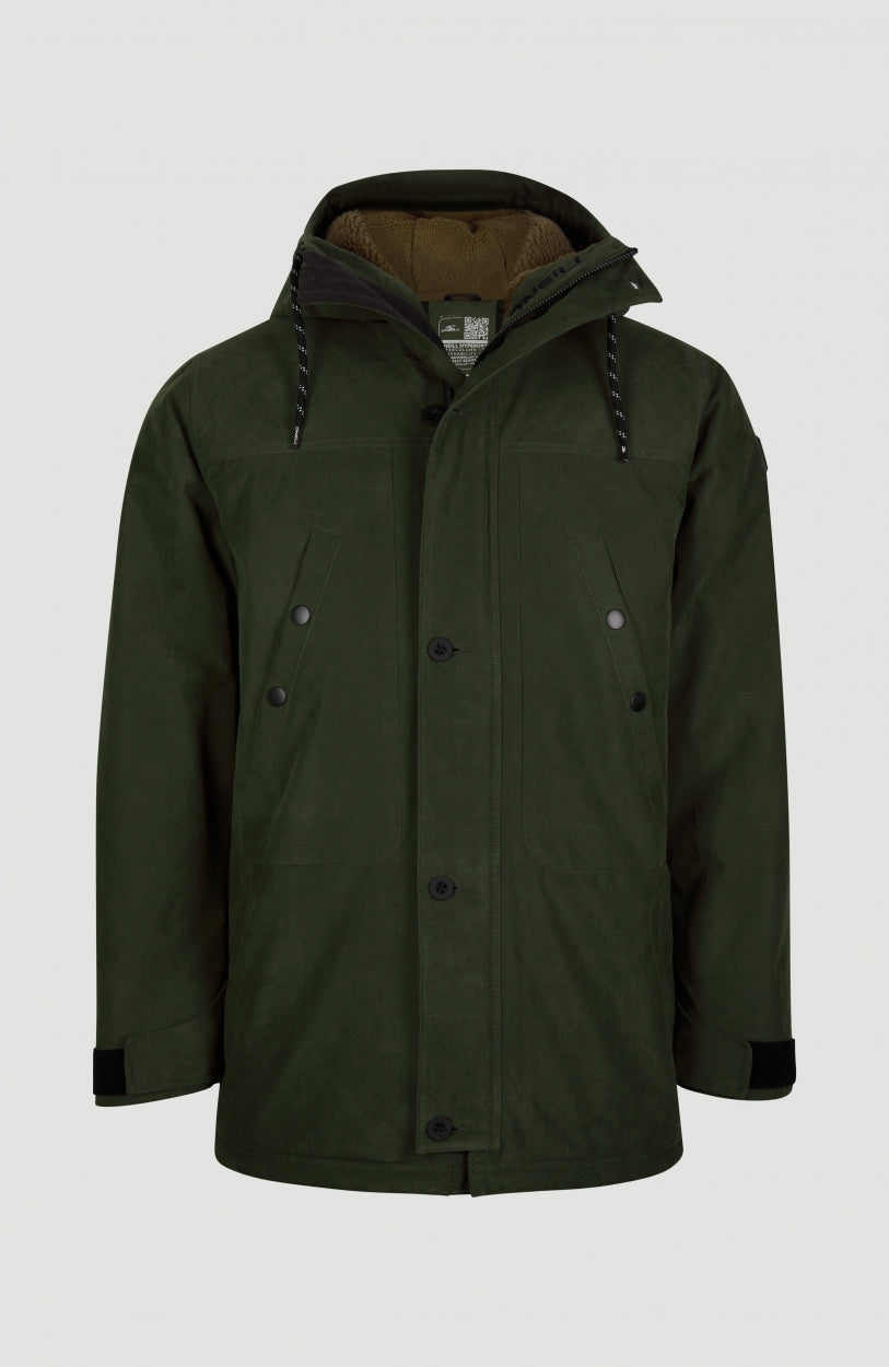 Journey Plus Parka Jacket | Forest Night -A