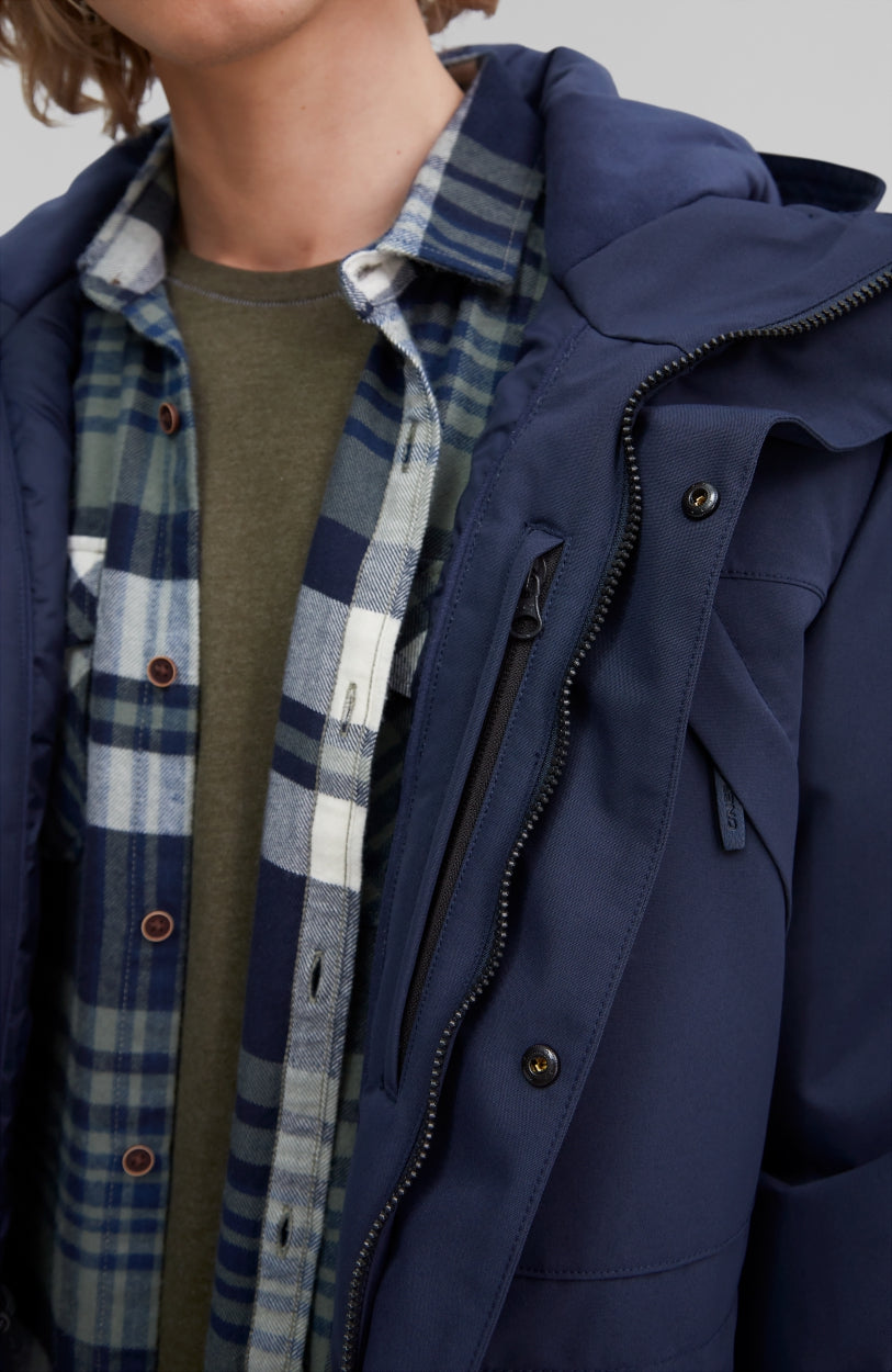 Journey Parka Jacket | Ink Blue -A
