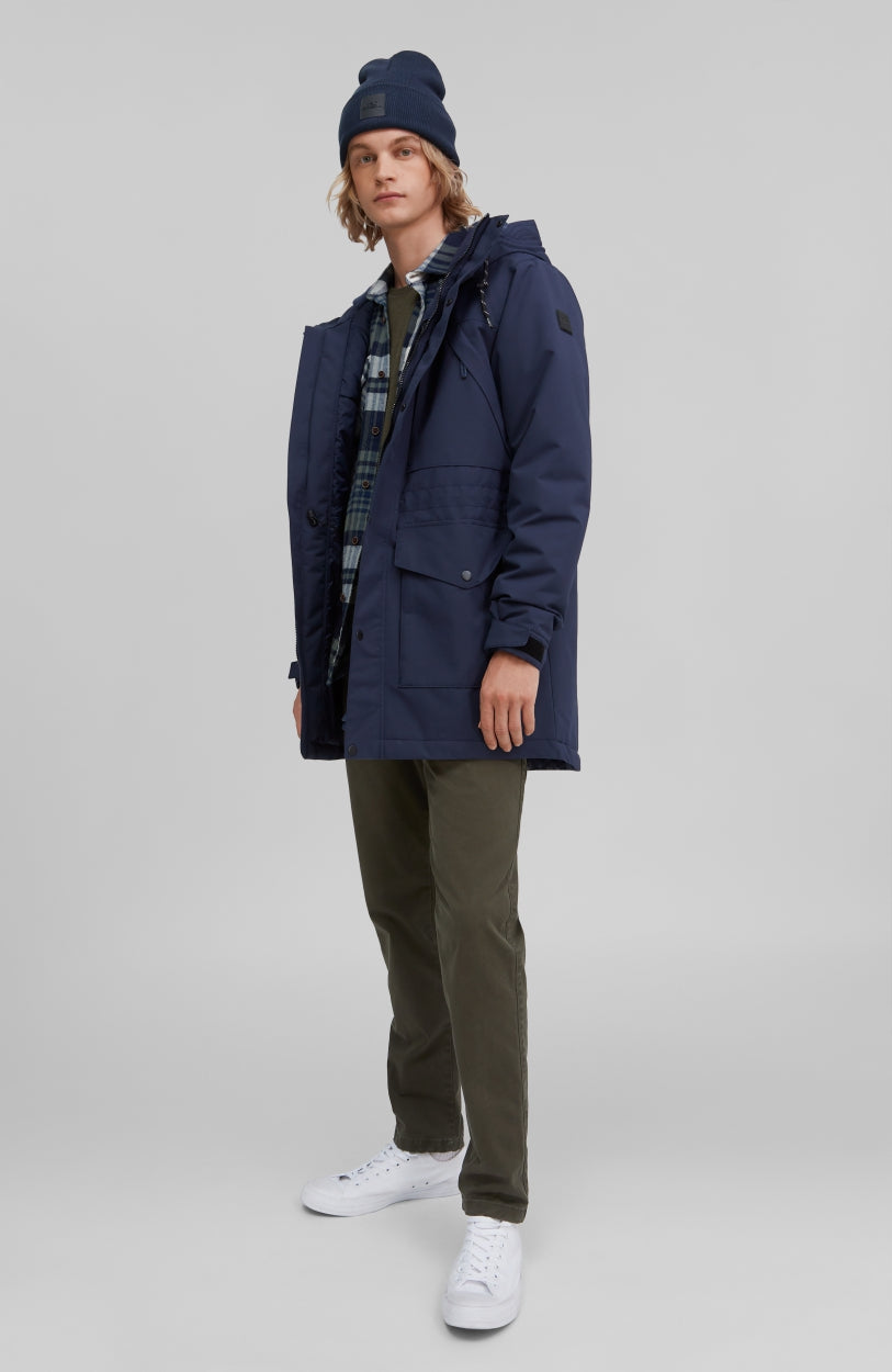 Journey Parka Jacket | Ink Blue -A