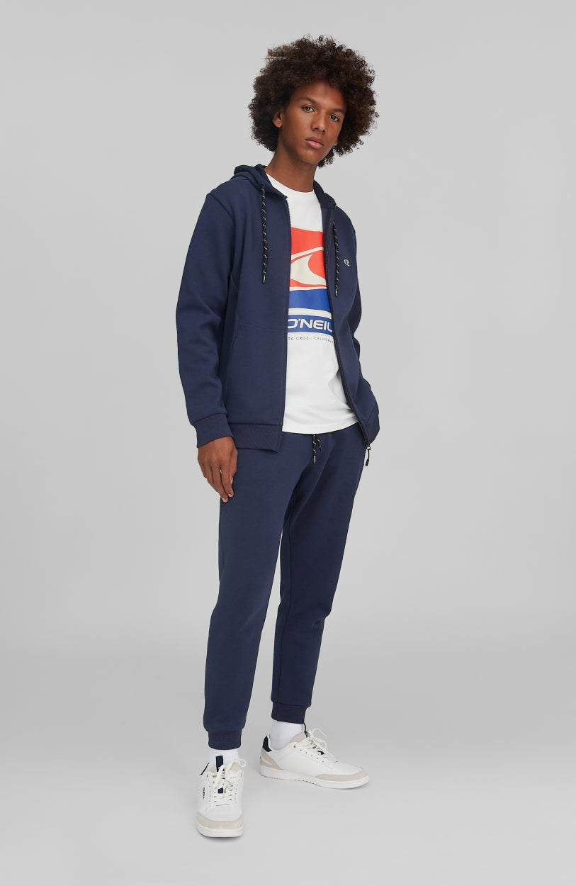 2-Knit Hoodie Jacket | Ink Blue -A