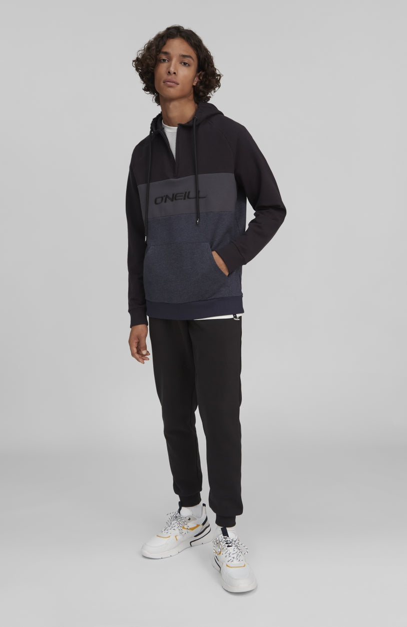 Blocked Anorak Hoodie | BlackOut - A