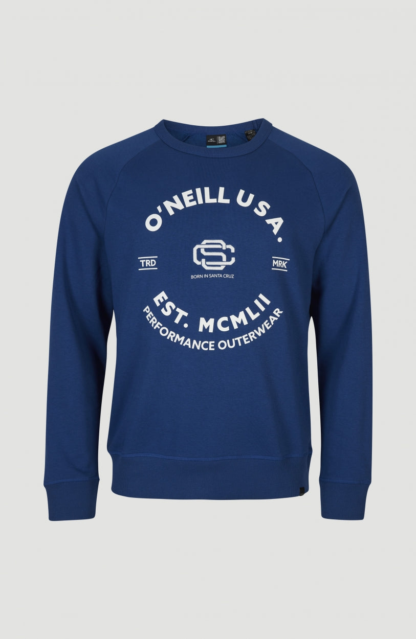 Americana Crew Sweatshirt | Darkwater Blue Option B
