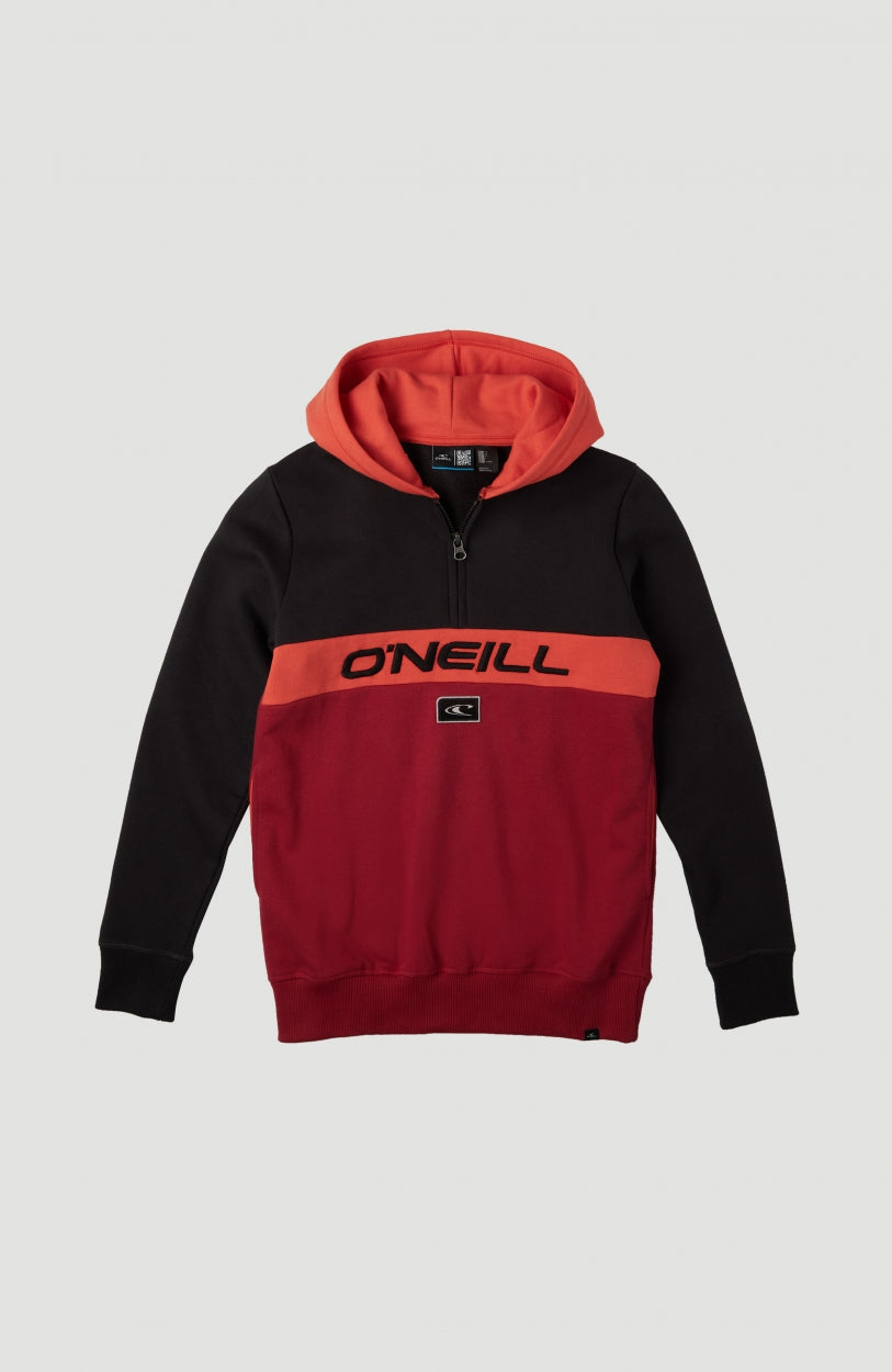 Blocked Anorak Hoodie | BlackOut - A