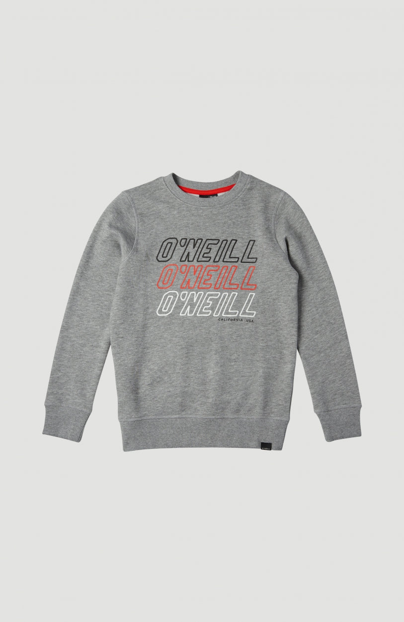 All Year Crew Sweatshirt | Silver Melee -A
