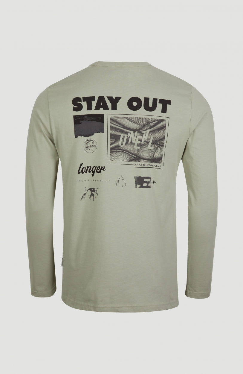 Back To Cali Long Sleeve T-Shirt | Agave Green