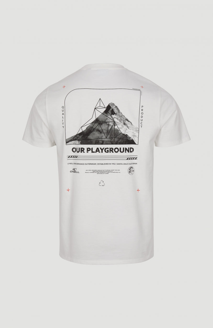 Art Works T-Shirt | Powder White