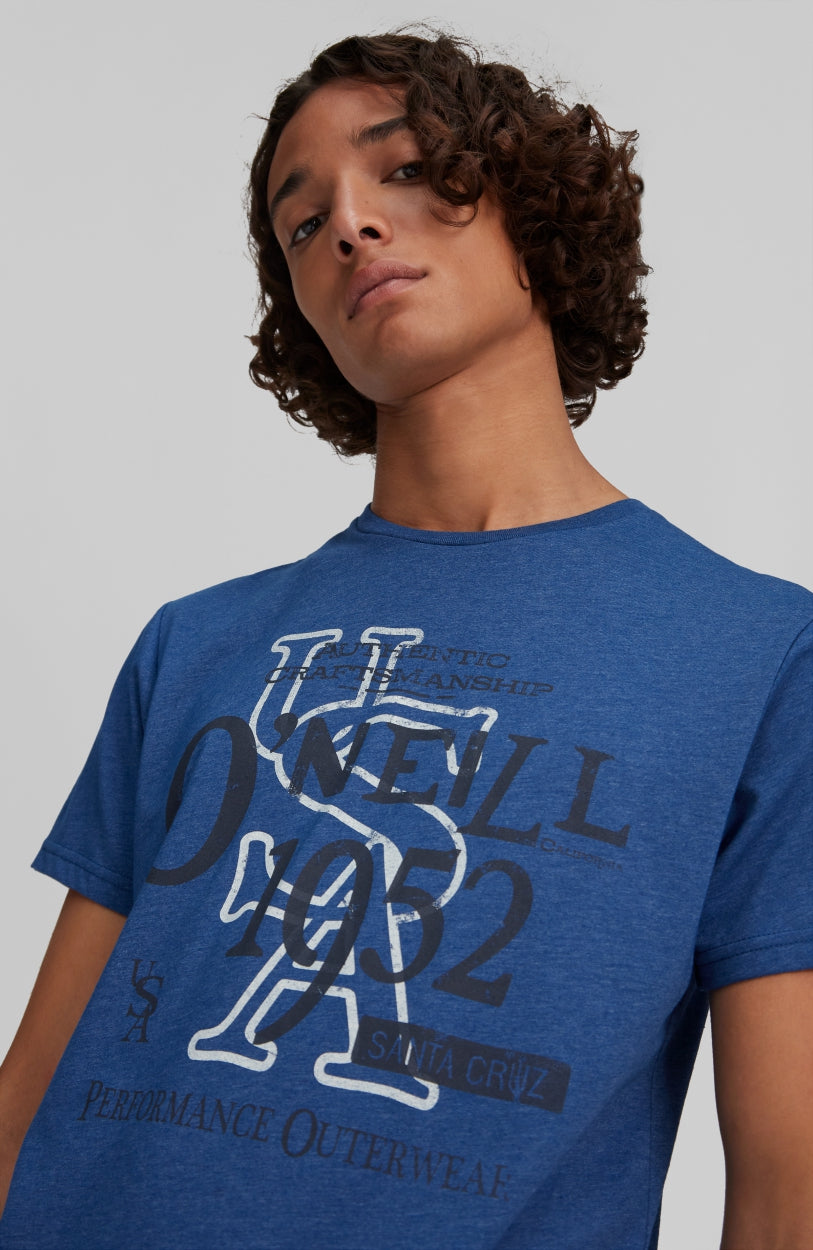 Crafted T-Shirt | Darkwater Blue Option B