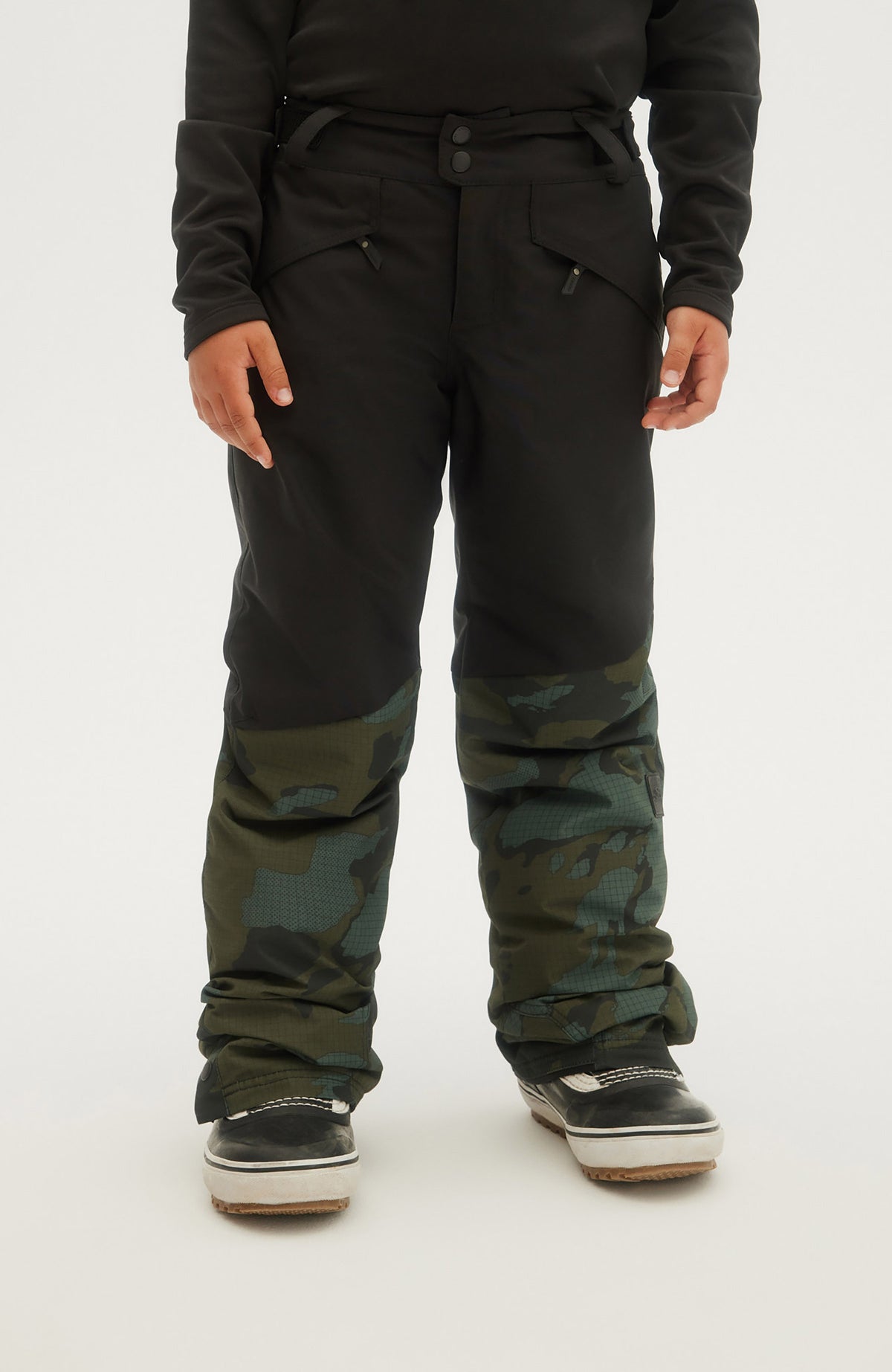 Anvil Colorblock Snow Pants | BlackOut - A