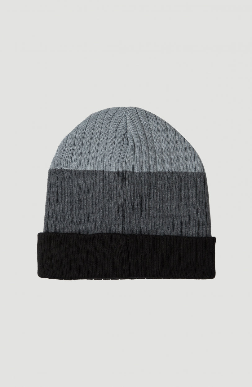 Blockstripe Beanie | Silver Melee -A